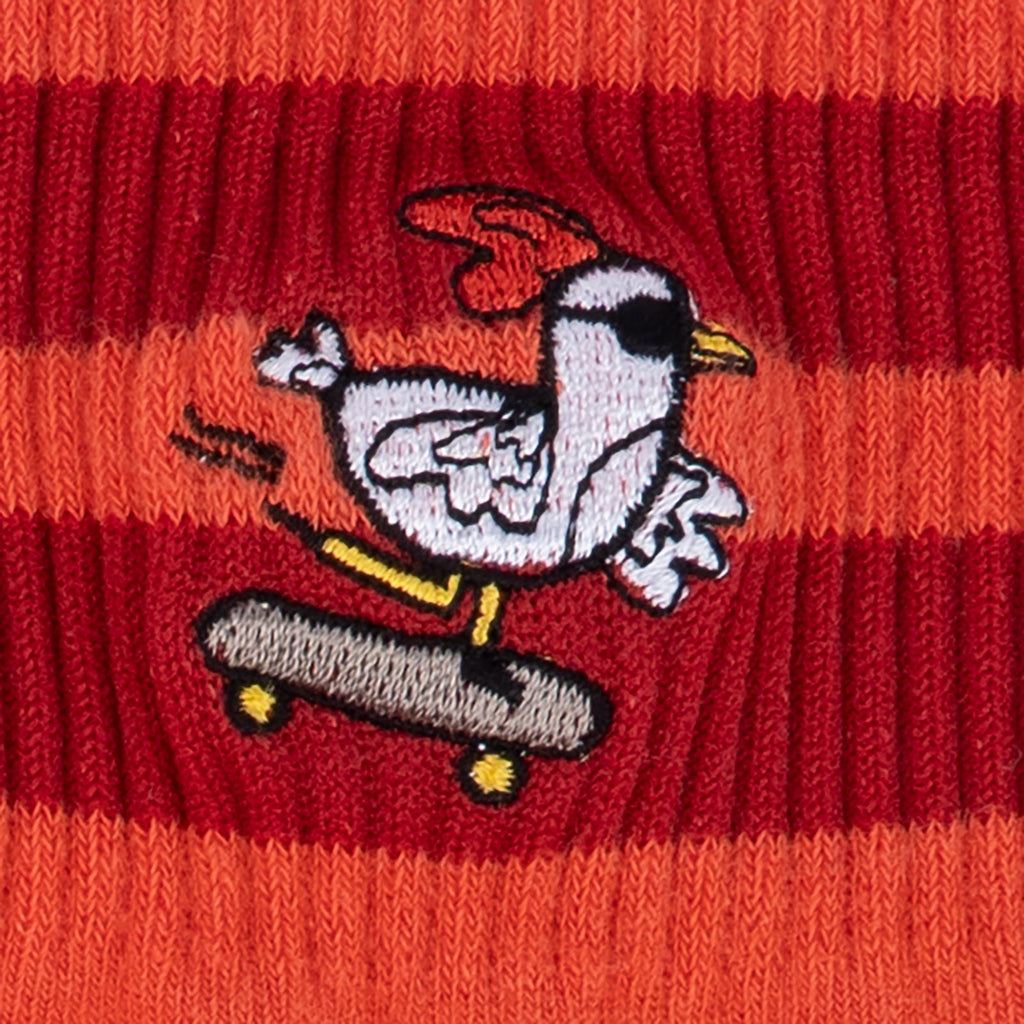 Rad Chicken Quarter Socks – Quirky Skateboarding Chicken Design