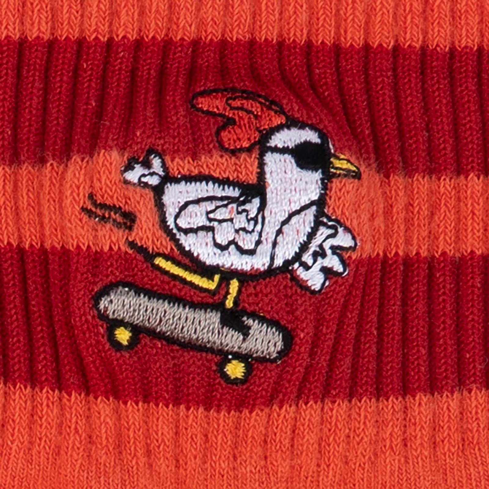 Rad Chicken Quarter Socks – Quirky Skateboarding Chicken Design