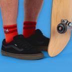 Rad Chicken Quarter Socks – Quirky Skateboarding Chicken Design