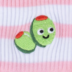 Olive You! Quarter Socks – Fresh Olive Print Low Rise Socks