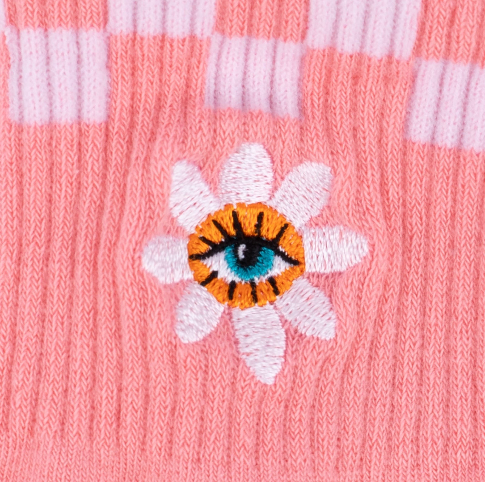 Eye Feel Seen Quarter Socks – Vibrant Floral Design