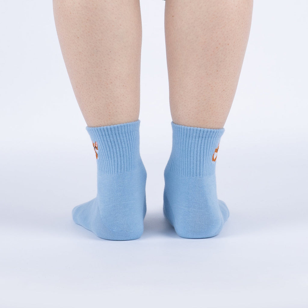 Corgi Love Quarter Socks – Dog Lover Ankle Socks