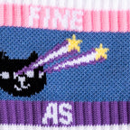 Feline Fine as Hell Ribbed Crew Socks