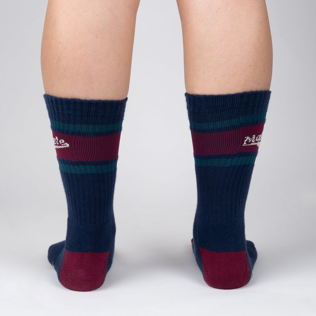 Mathlete Ribbed Crew Socks – Athletic Performance