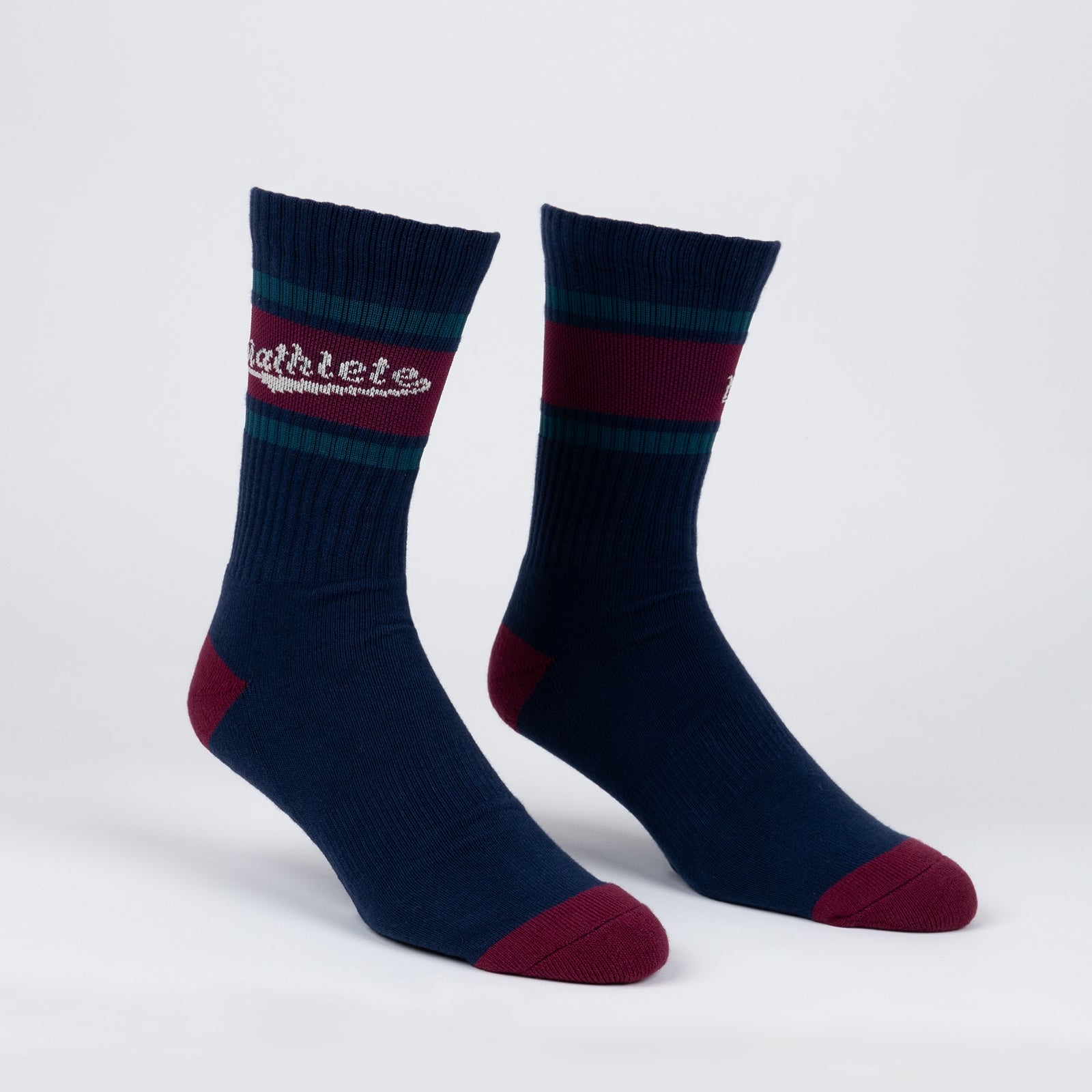 Mathlete Ribbed Crew Socks – Athletic Performance