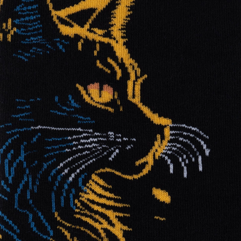 Night Cat Stretch-It Knee High Socks